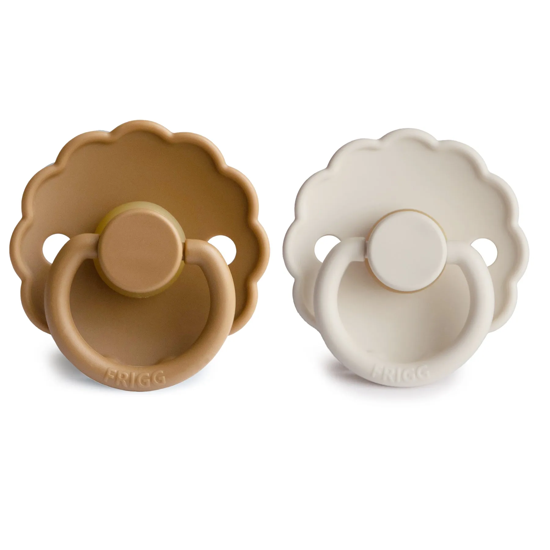 FRIGG Daisy Natural Rubber Baby Pacifier | 2-Pack