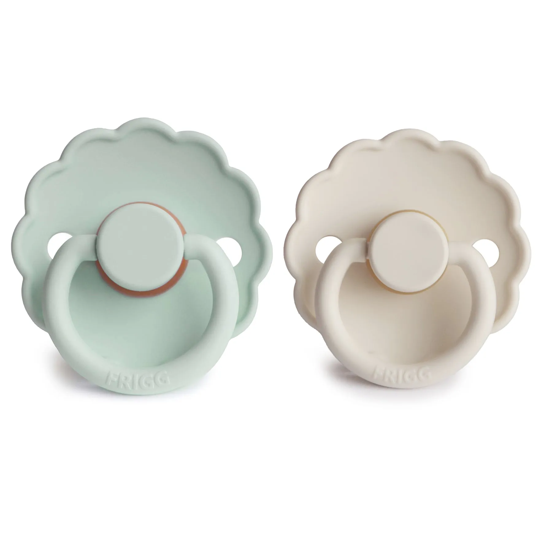 FRIGG Daisy Natural Rubber Baby Pacifier | 2-Pack