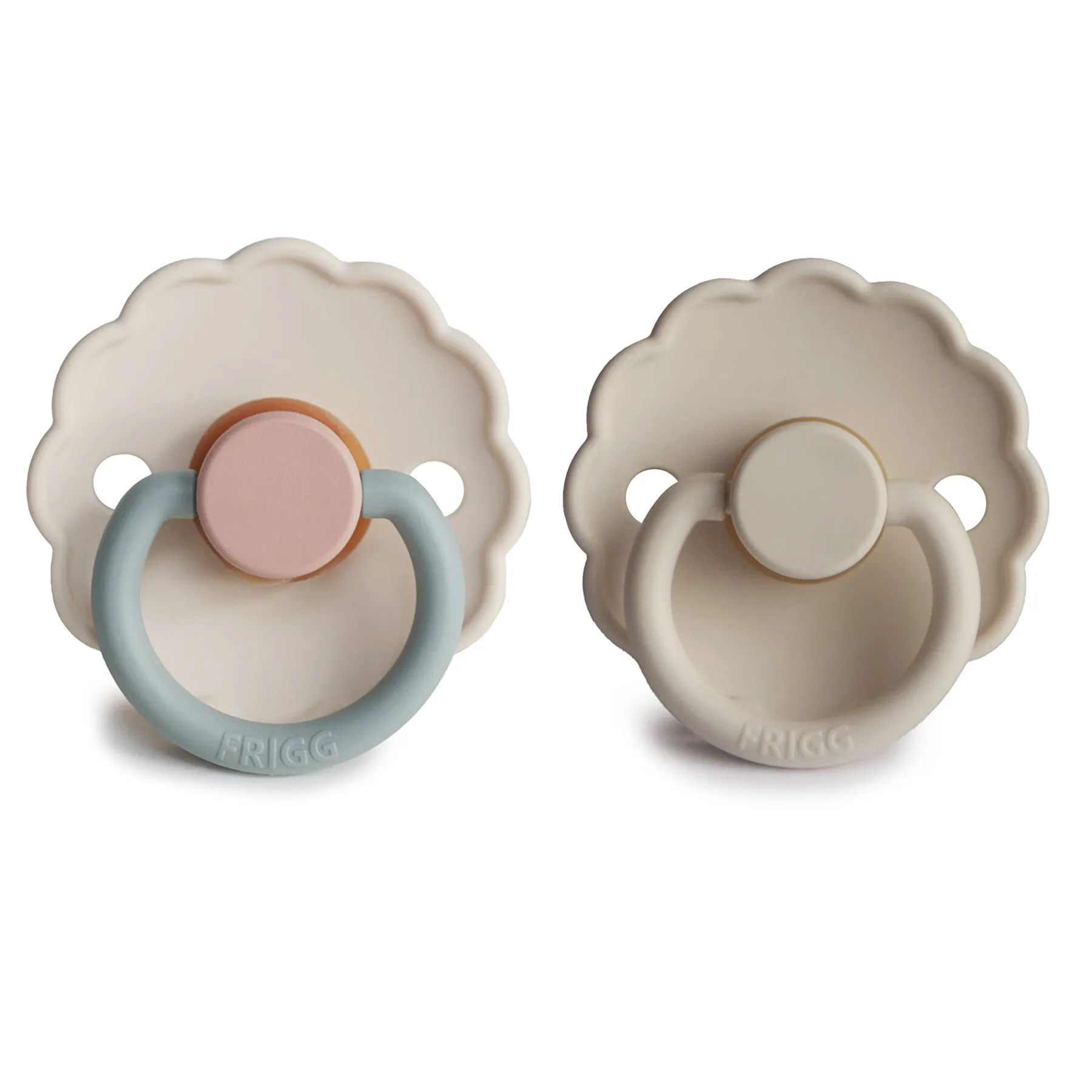 FRIGG Daisy Natural Rubber Baby Pacifier | 2-Pack