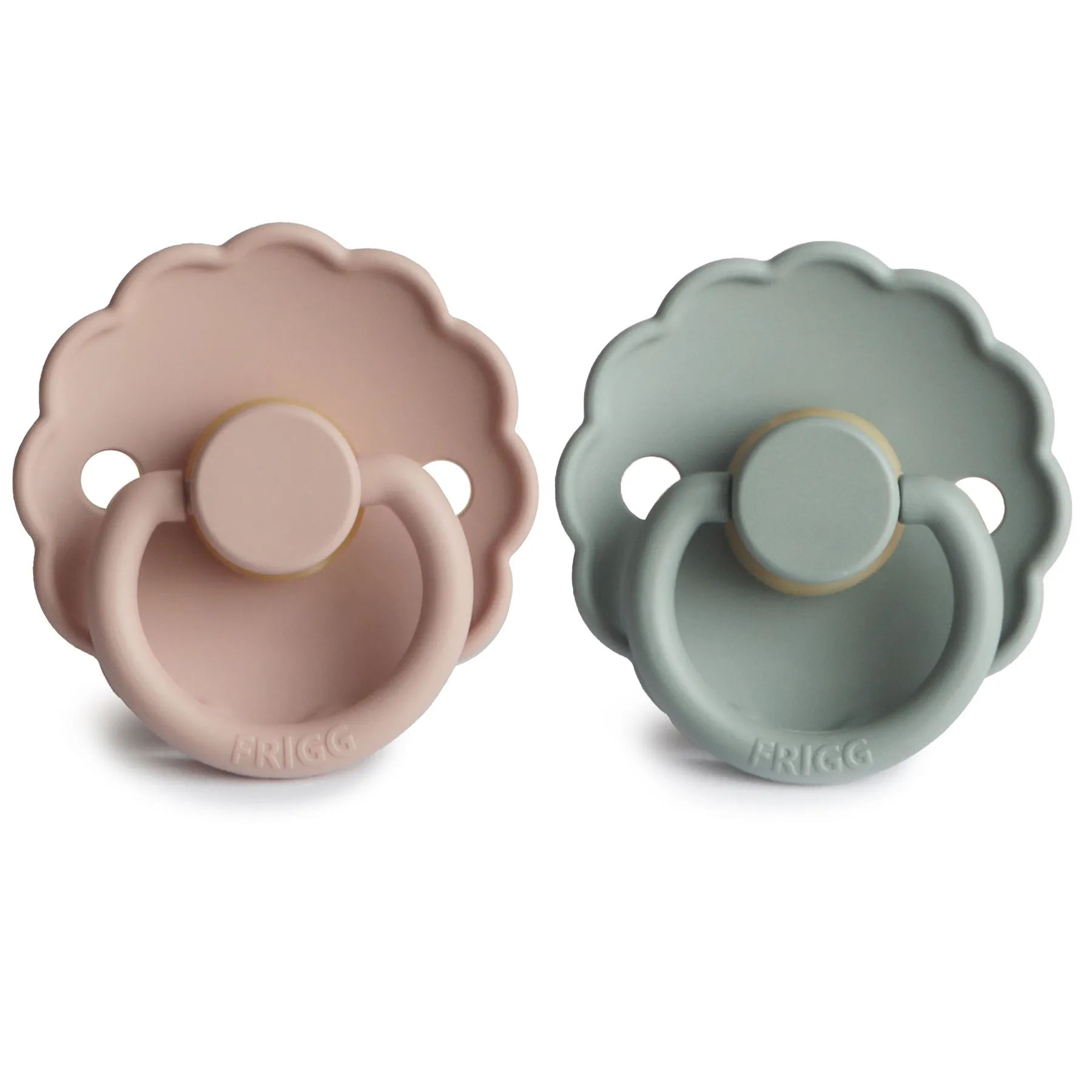 FRIGG Daisy Natural Rubber Baby Pacifier | 2-Pack