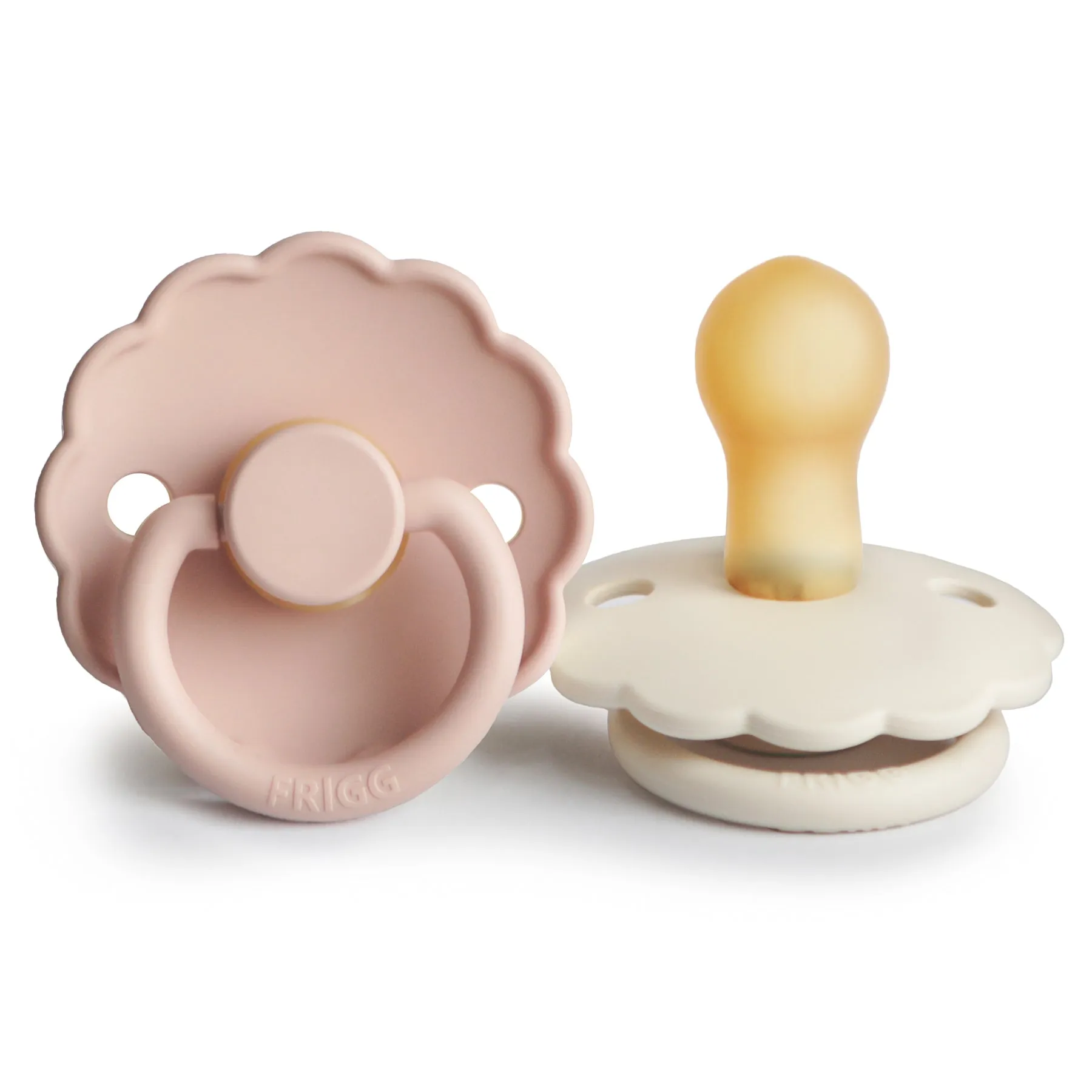 FRIGG Daisy Natural Rubber Baby Pacifier | 2-Pack