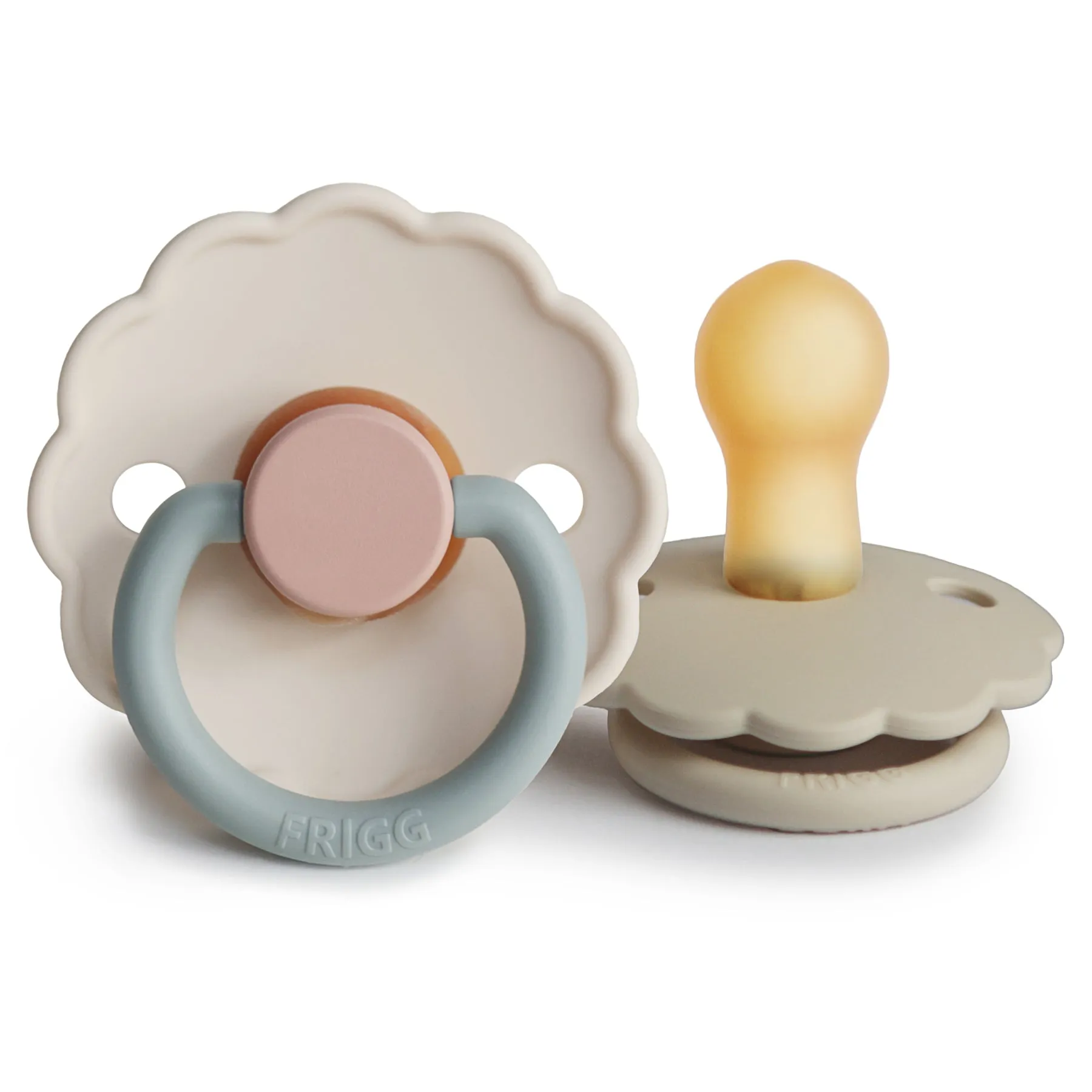 FRIGG Daisy Natural Rubber Baby Pacifier | 2-Pack