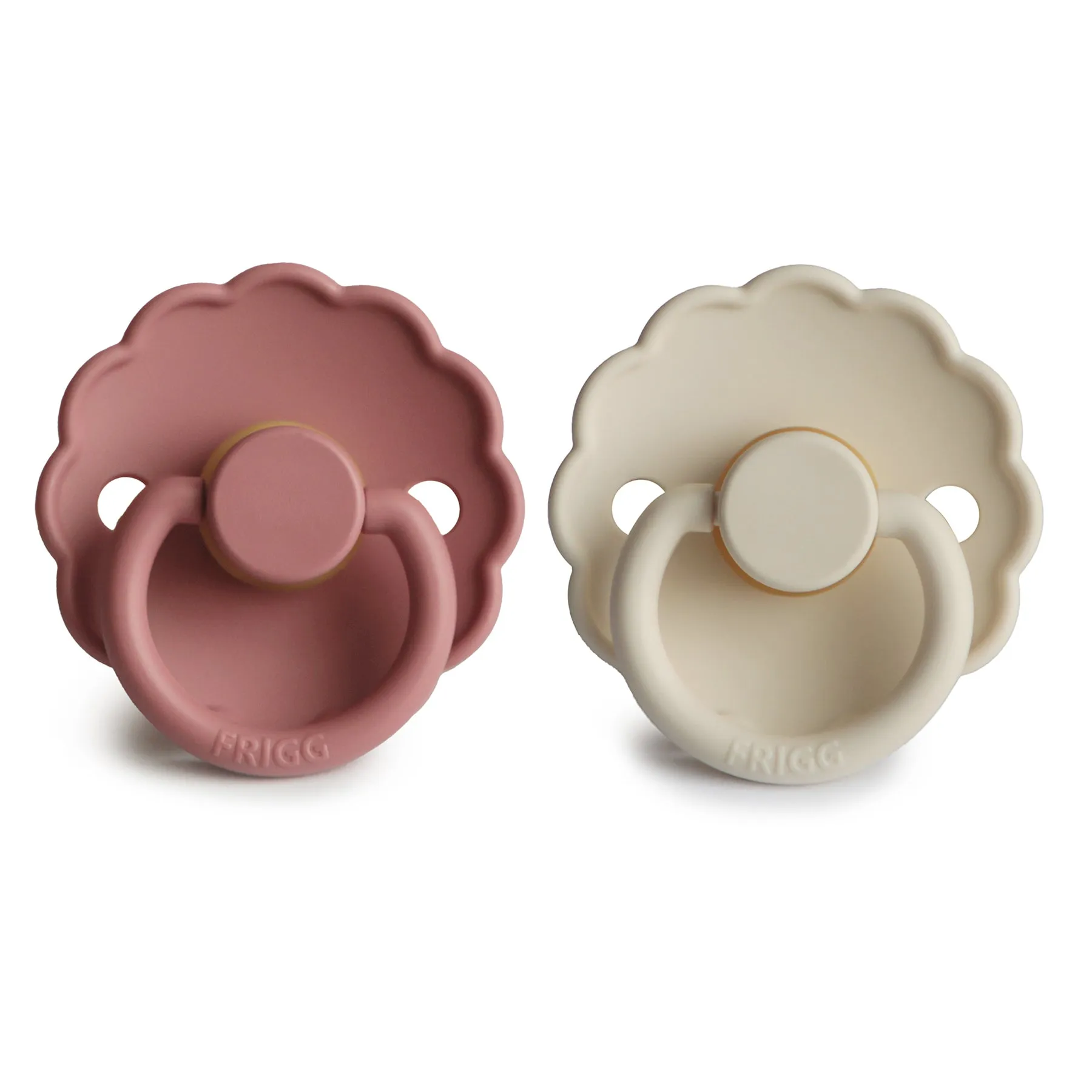 FRIGG Daisy Natural Rubber Baby Pacifier | 2-Pack