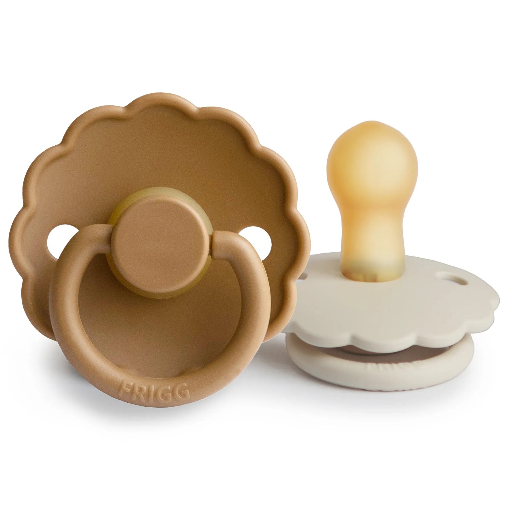 FRIGG Daisy Natural Rubber Baby Pacifier | 2-Pack