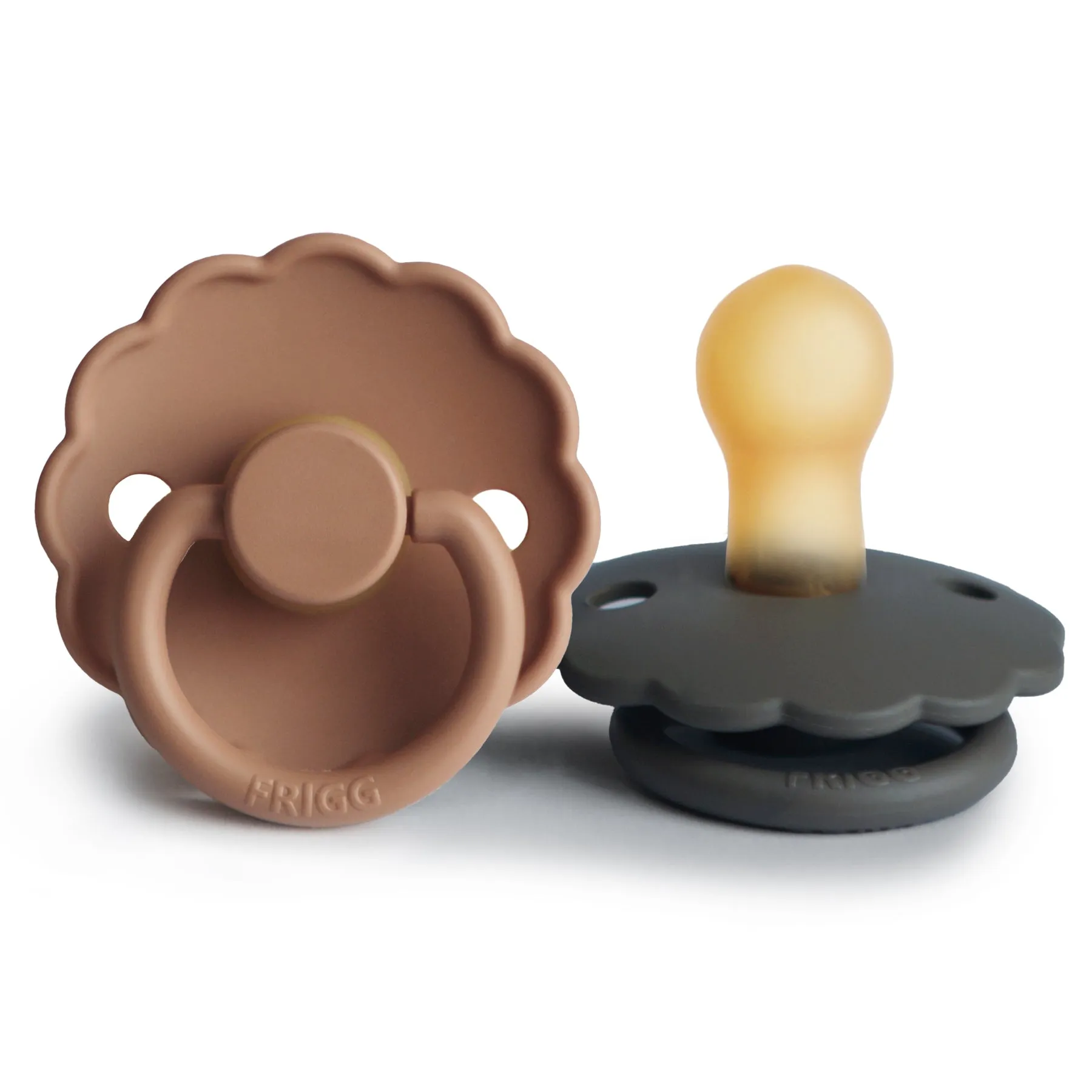 FRIGG Daisy Natural Rubber Baby Pacifier | 2-Pack