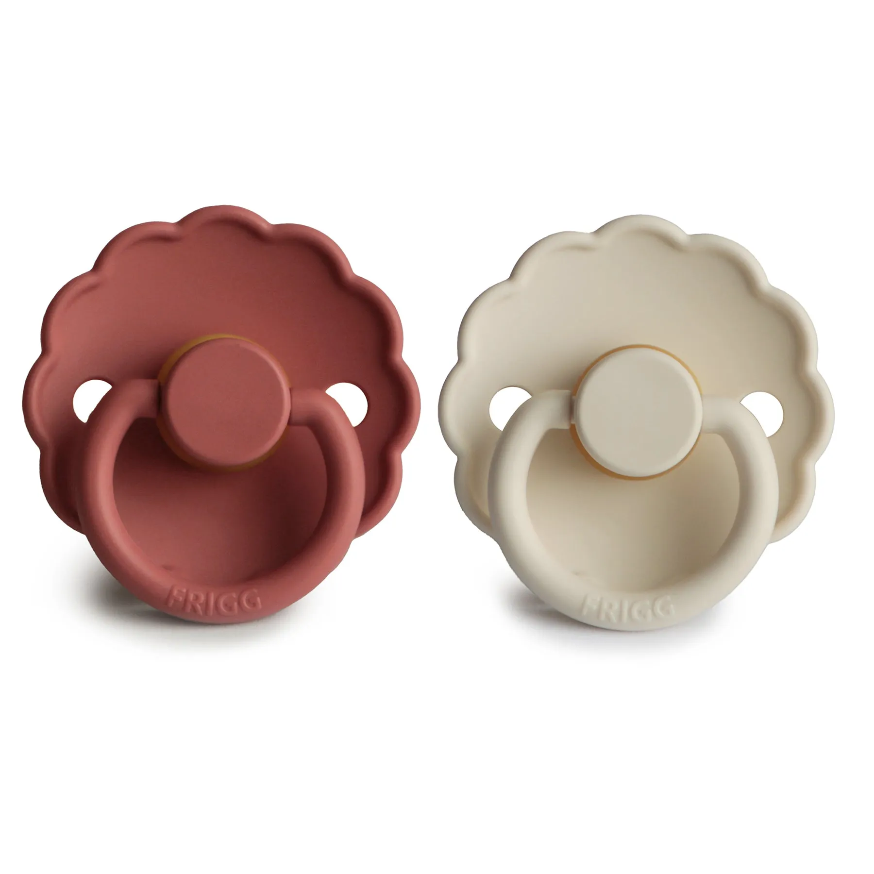 FRIGG Daisy Natural Rubber Baby Pacifier | 2-Pack