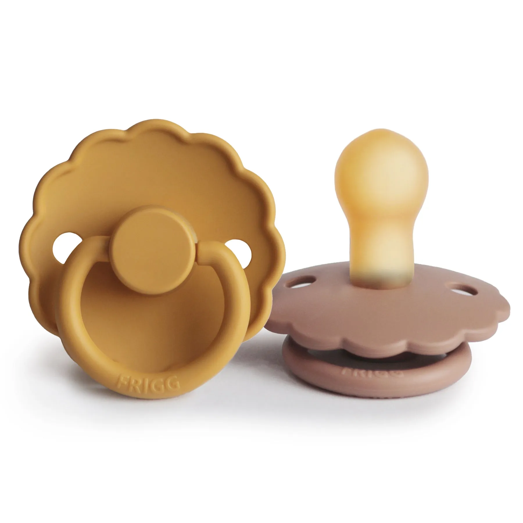 FRIGG Daisy Natural Rubber Baby Pacifier | 2-Pack