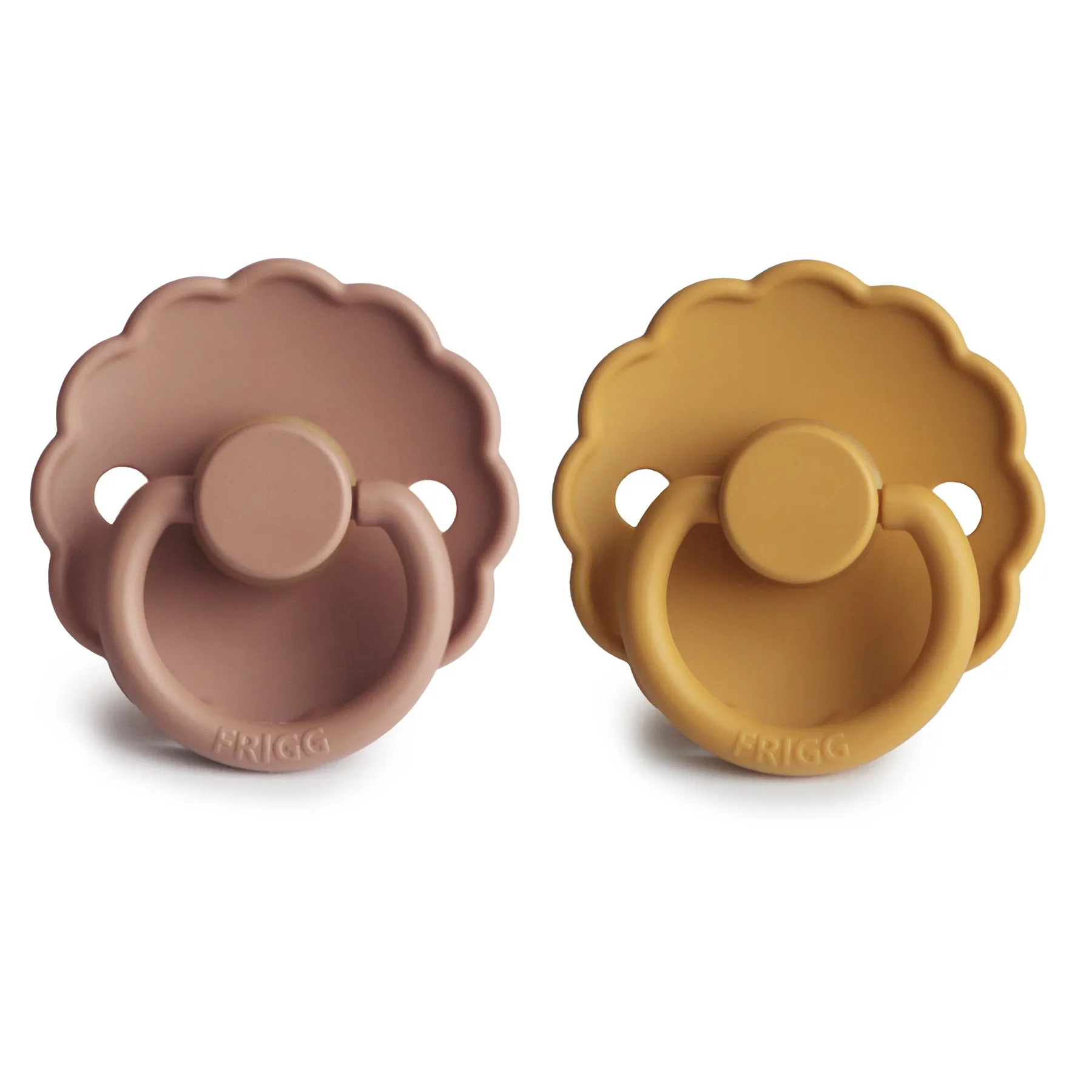 FRIGG Daisy Natural Rubber Baby Pacifier | 2-Pack