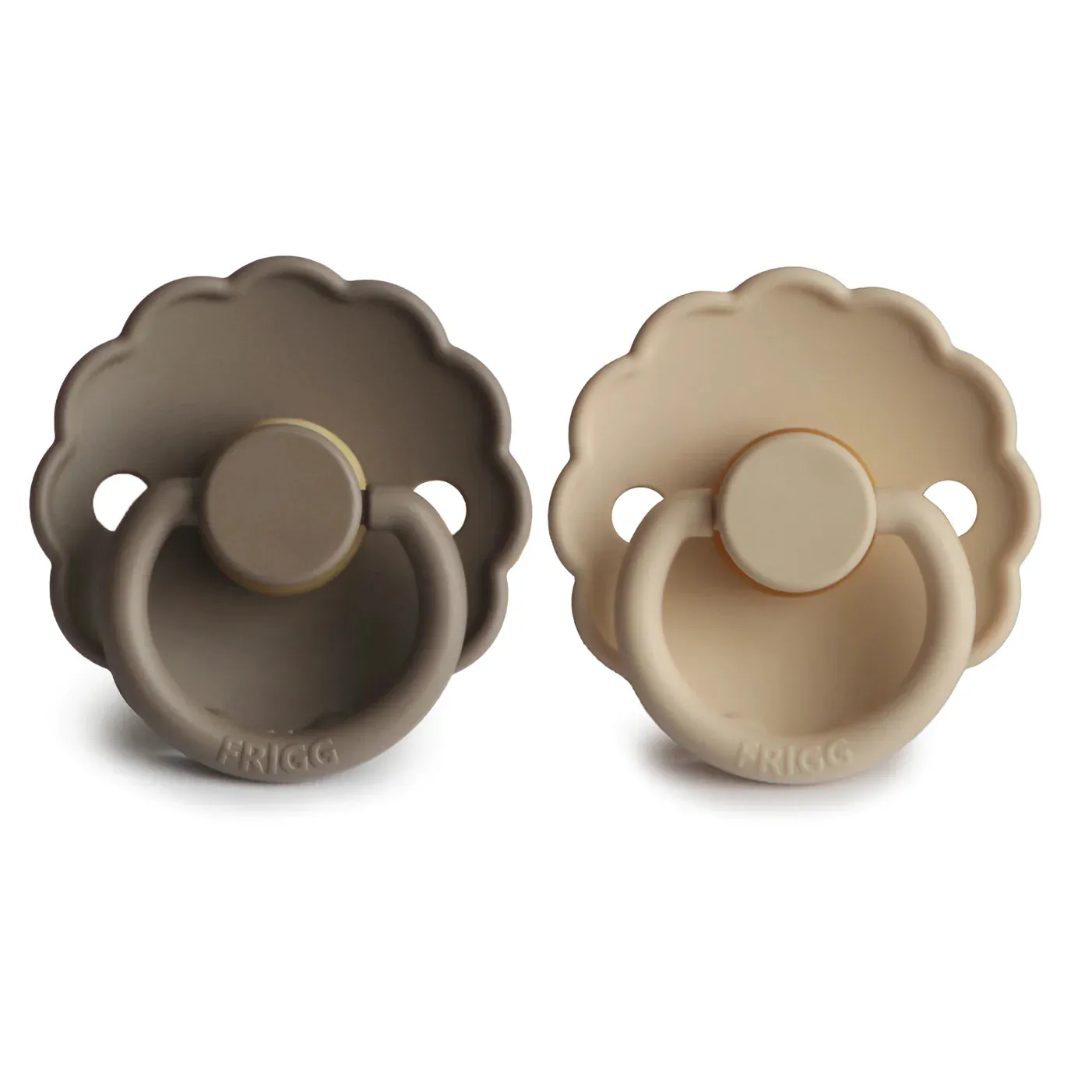 FRIGG Daisy Natural Rubber Baby Pacifier | 2-Pack