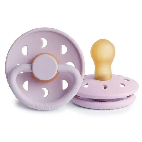 Frigg Pacifier Moon Phase Soft Lilac -Latex Size 2