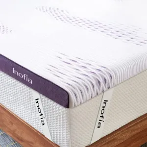 Inofia Sleep Gel Memory Foam Mattress Topper Single (New)