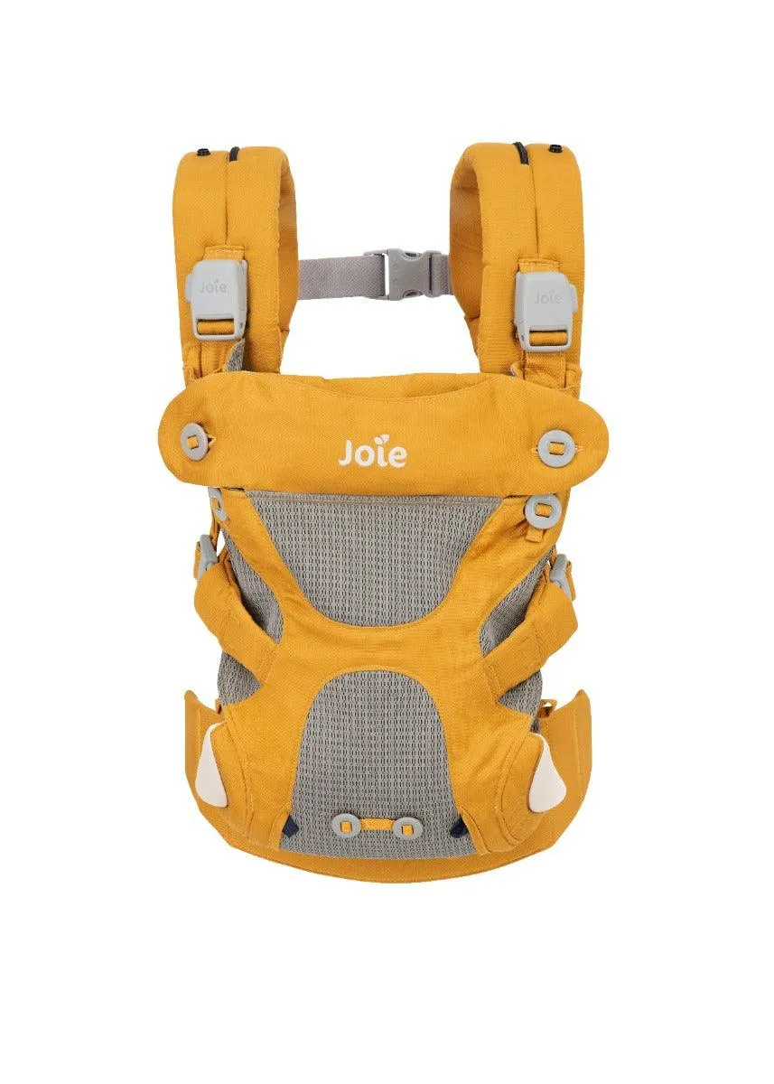 Joie Savvy Baby Carrier Butterscotch - Baby Holder Bag for Newborn & Infants with 4-in-1 Carrying Positions for 0-4 Years