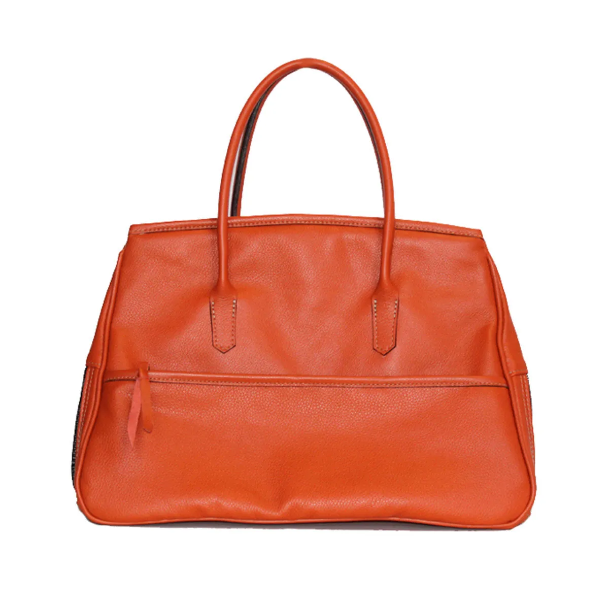 Leather Katie Bag - Orange