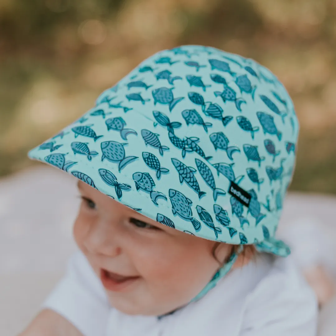 Legionnaire Flap Sun Hat - Fish