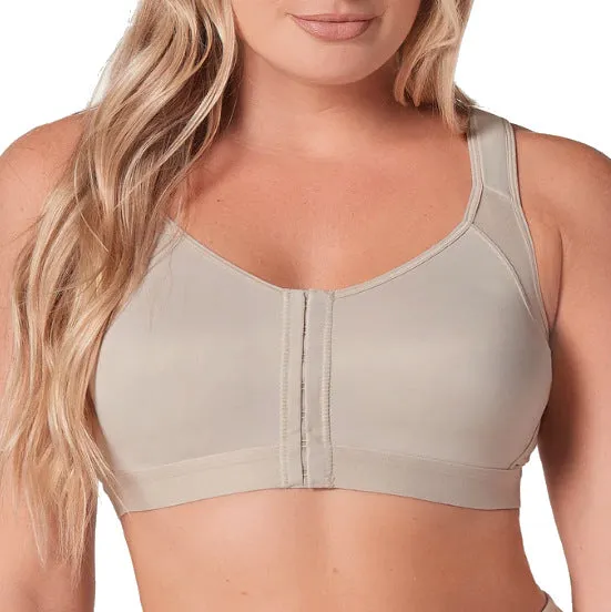 Leonisa Front-Close Wirefree Posture Corrector Bra