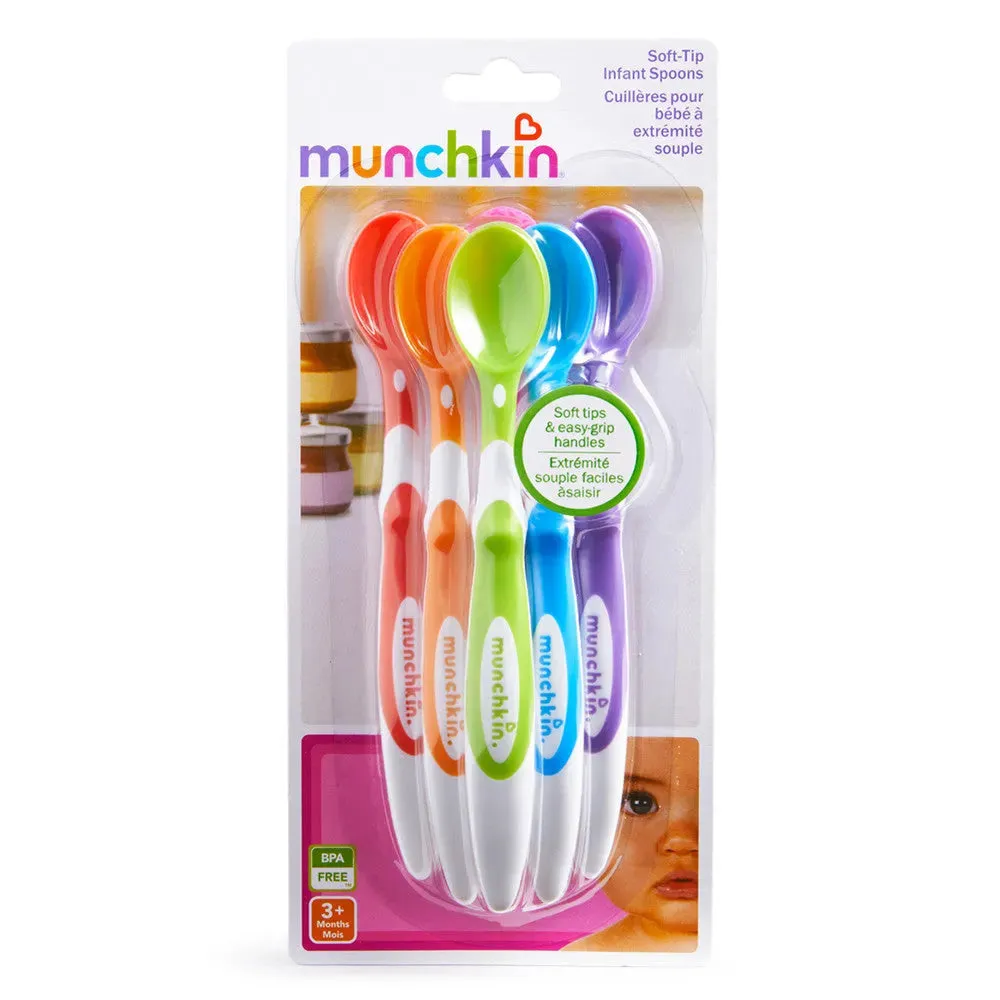 Munchkin Soft-Tip Infant Spoon (Pack of 6)