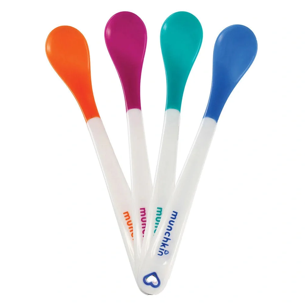 Munchkin White Hot Infant Safety Spoons (Pack of 4)