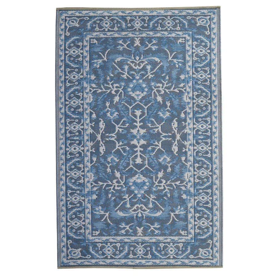 Nain Blue Recycled Plastic Outdoor Rug