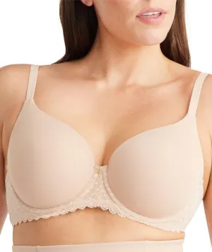 Nancy Ganz Revive Ava Lace Full Coverage Contour Bra - Warm Taupe