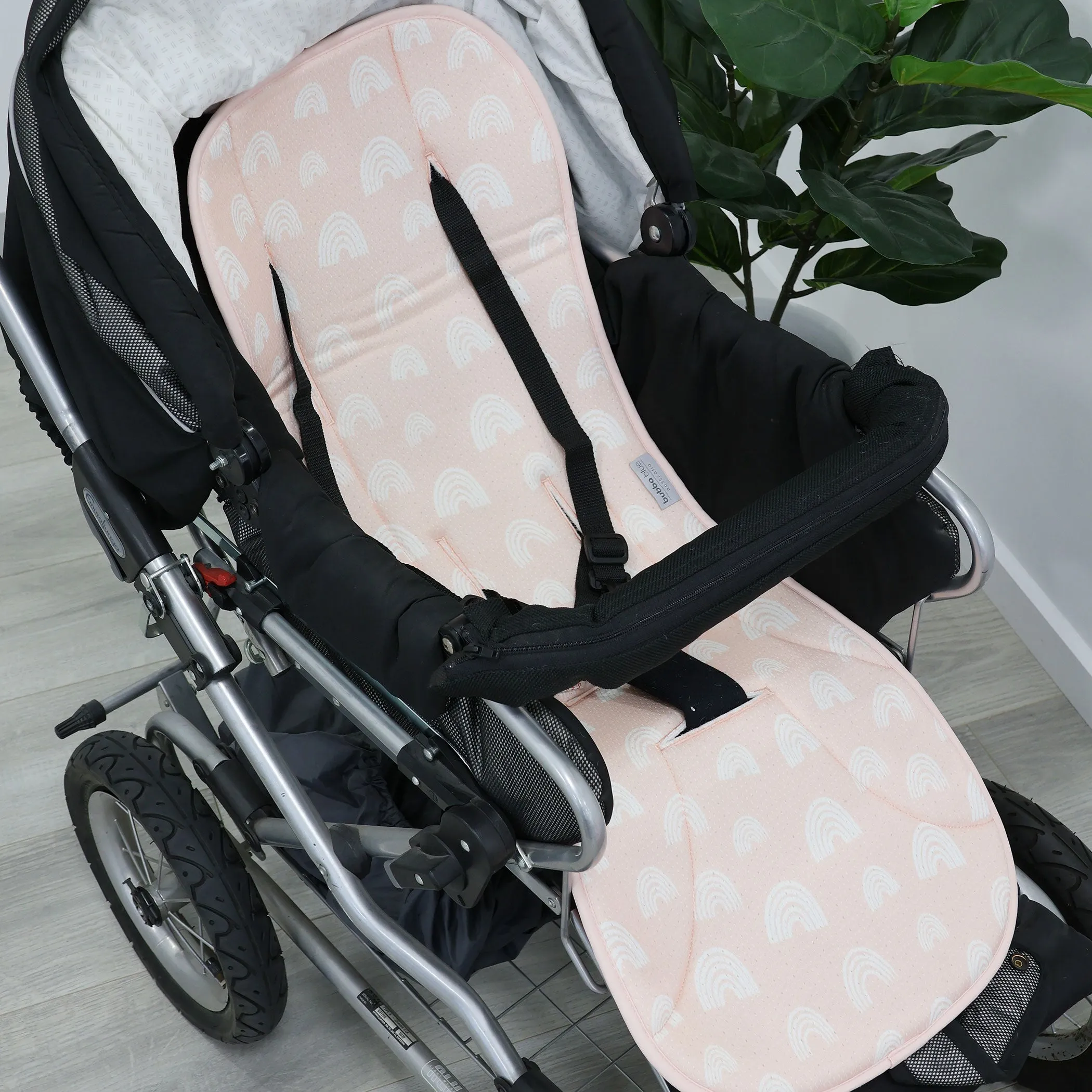 Nordic AIR  Reversible Pram Liner - Berry/Rose