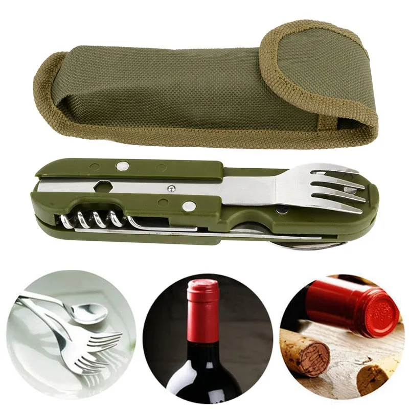 Outdoor Folding Tableware Spoon/Fork