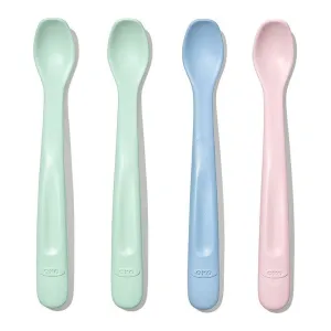 OXO Tot 4-Piece Silicone Feeding Spoon Set