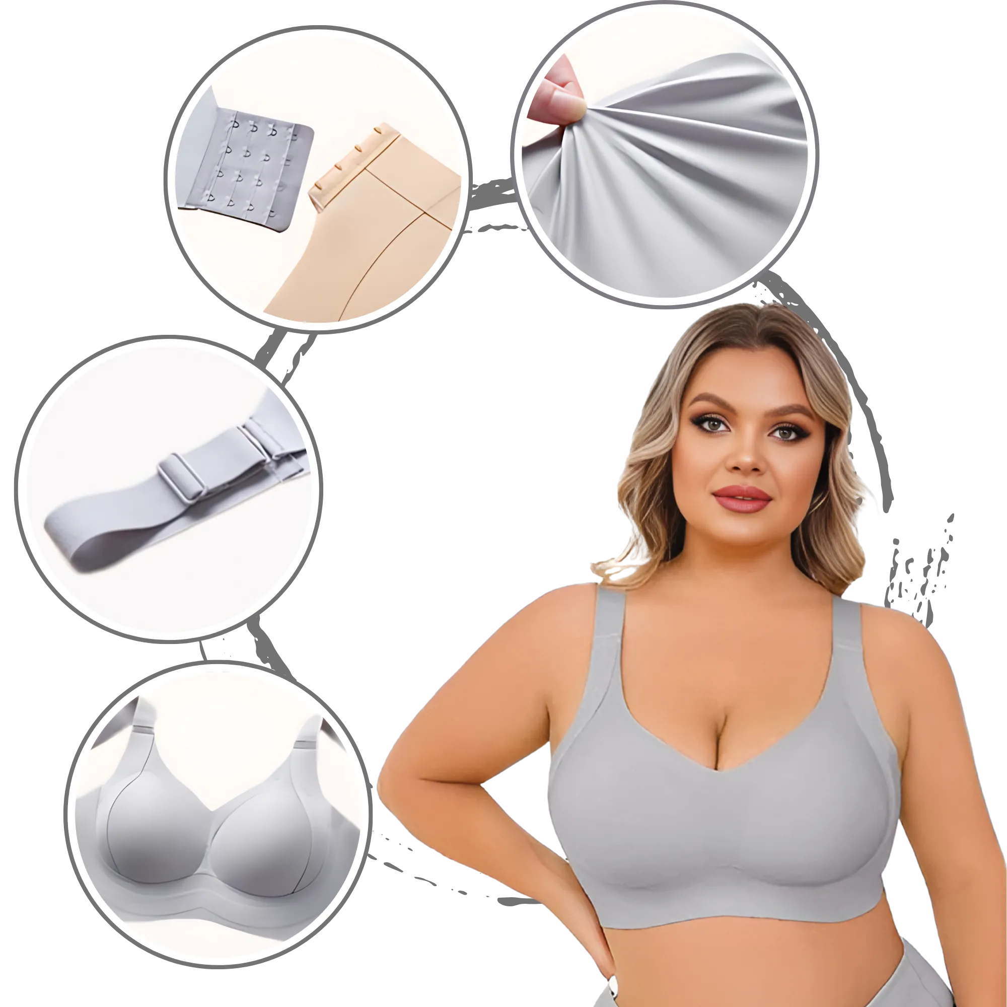 Seamless Breathable Shaper Bra