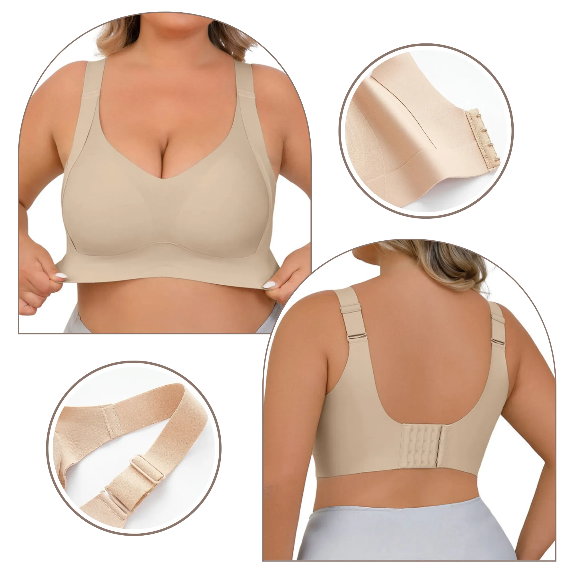 Seamless Breathable Shaper Bra