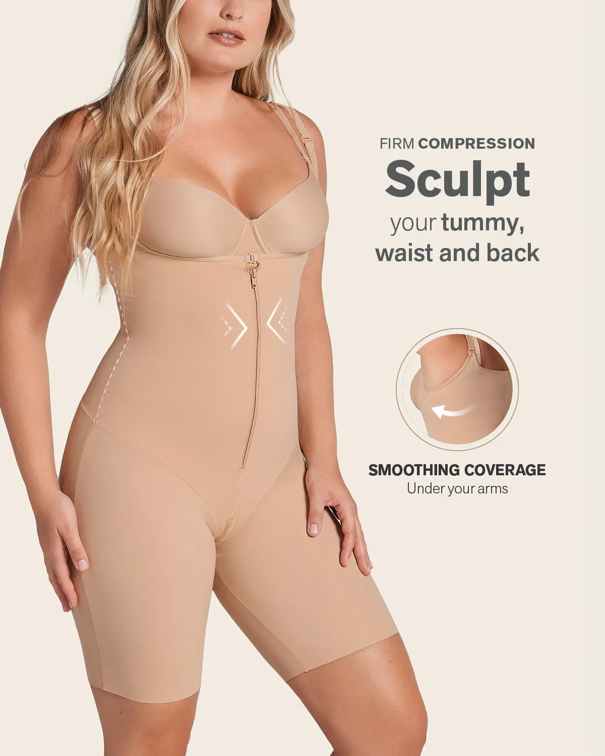 Short Bottom Sculpting Butt Lifting Body Shaper