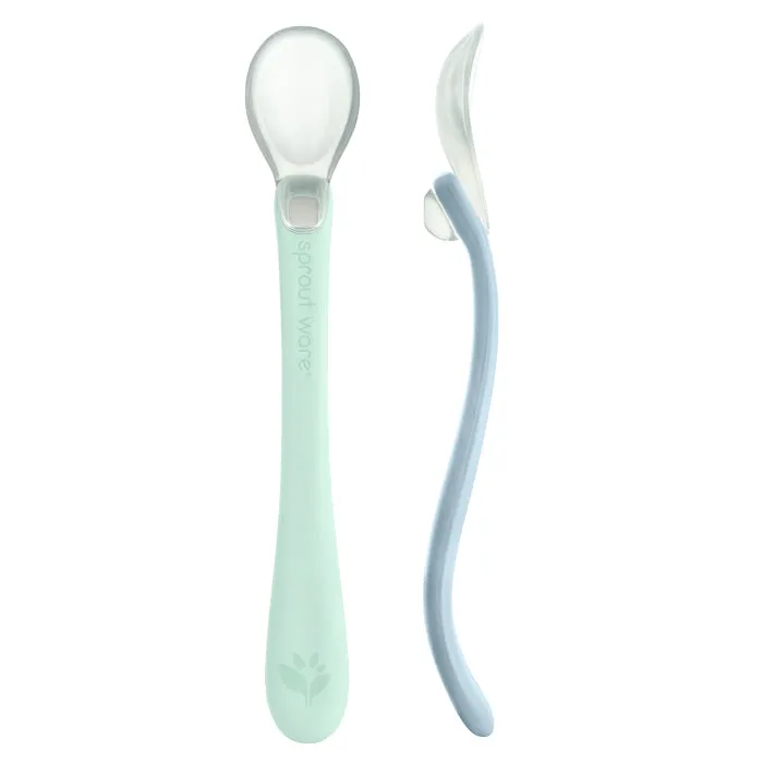 Silicone and Sprout Ware® First Food Spoons (2 pack)