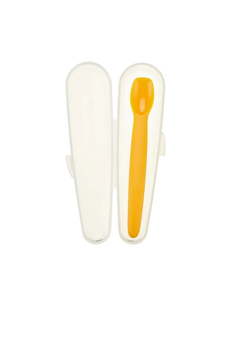 Silicone Baby Spoon w/travel case