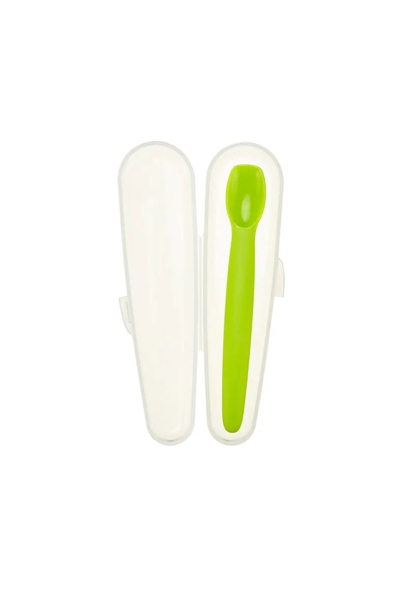 Silicone Baby Spoon w/travel case