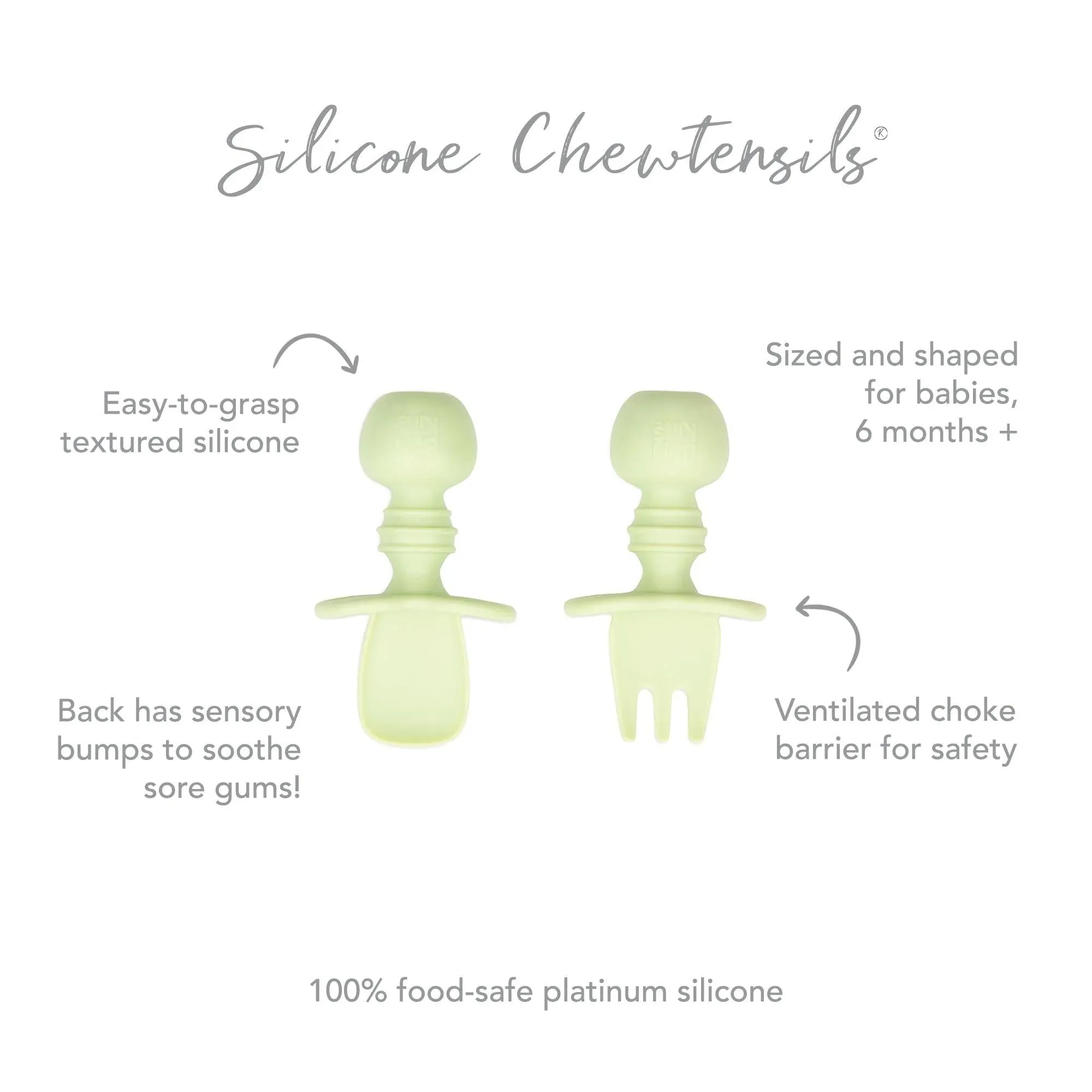 Silicone Chewtensils®: Sage