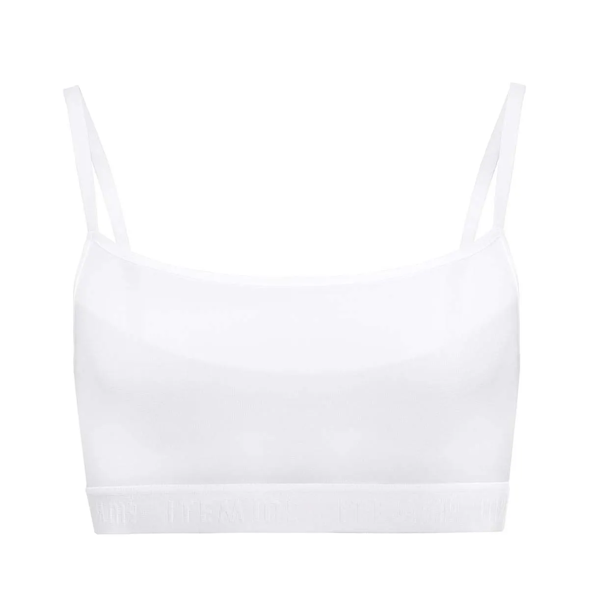 Supportive Power Mesh Bralette | White