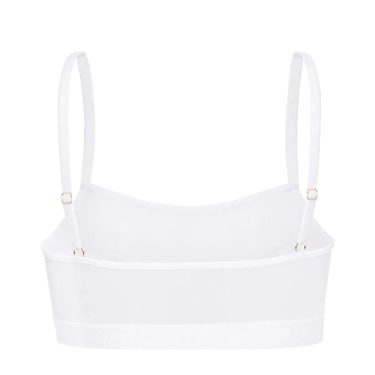 Supportive Power Mesh Bralette | White