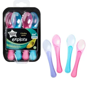 Tommee Tippee 4 Feeding Spoons - 4m 