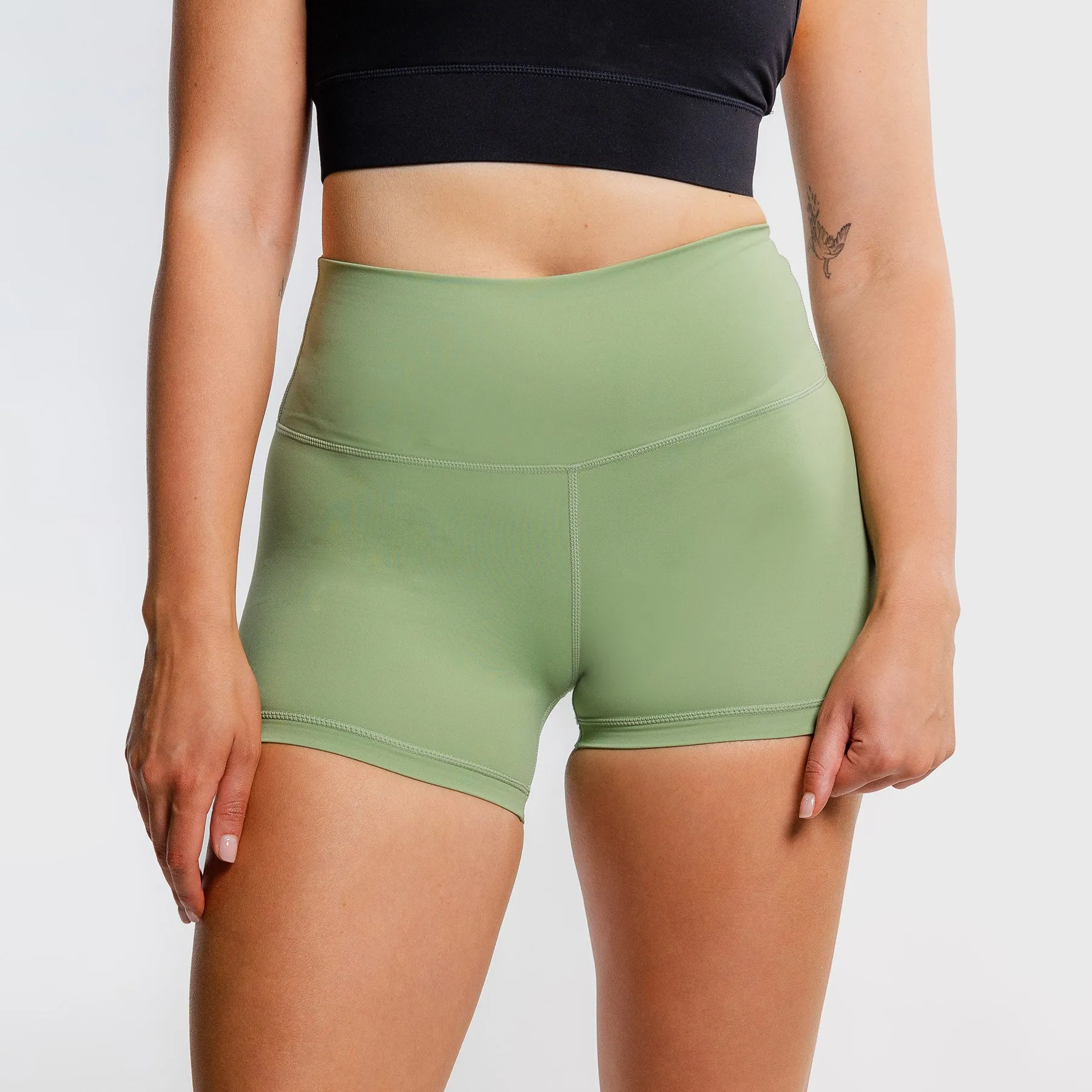 TWL - WOMEN'S HIGH WAISTED BALANCE SHORTS - JADE