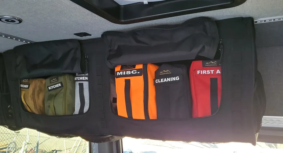 Van Overhead Storage Locker Divider Bags