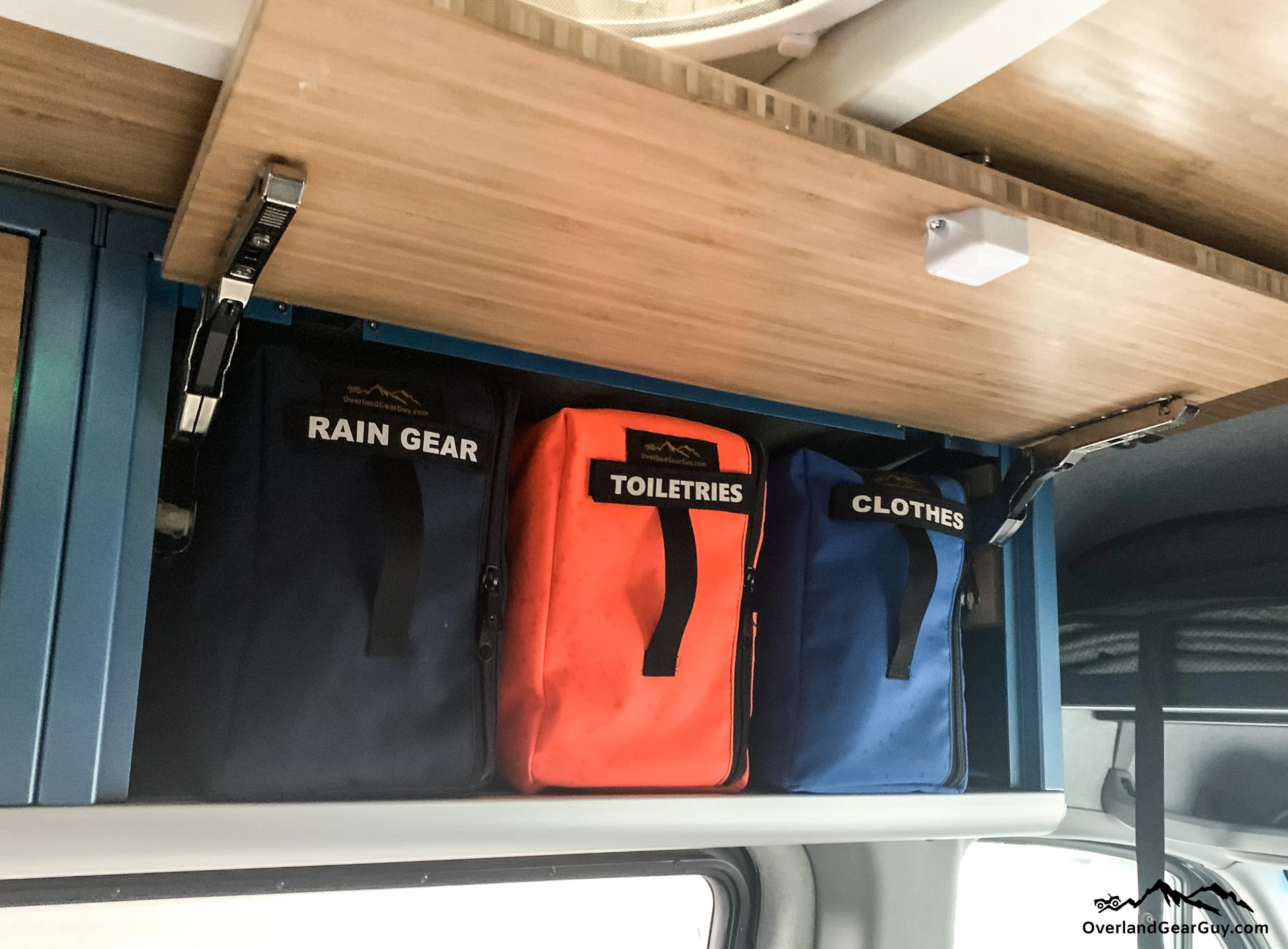 Van Overhead Storage Locker Divider Bags