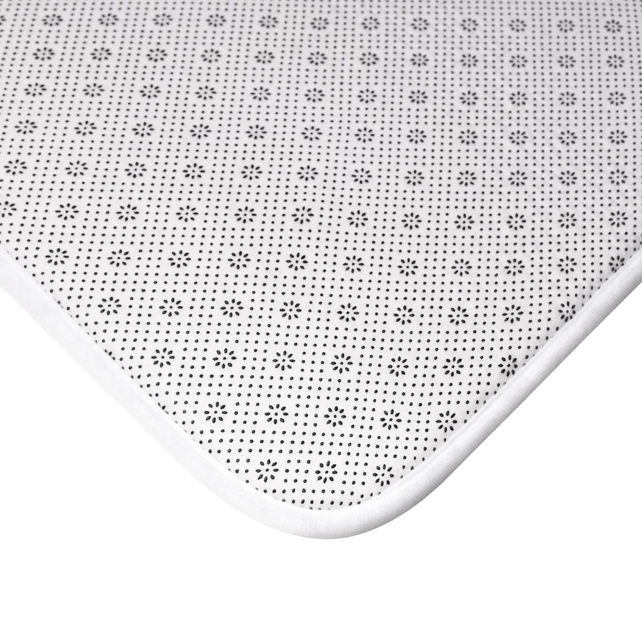 Wildflower Field, Memory Foam Bath Mat - Cozy Bathroom Essential