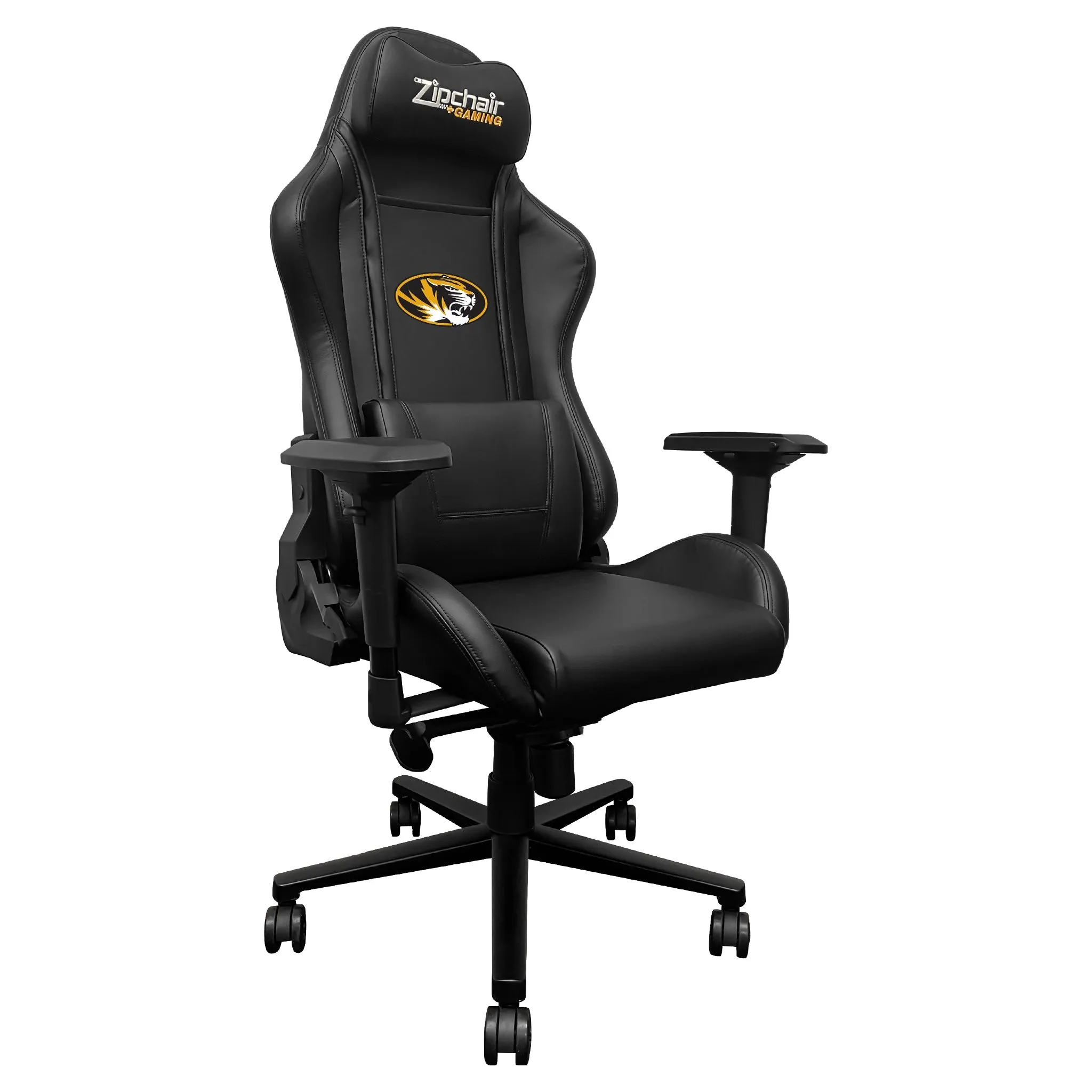 Xpression Pro Gaming Chair with Missouri Tigers Logo